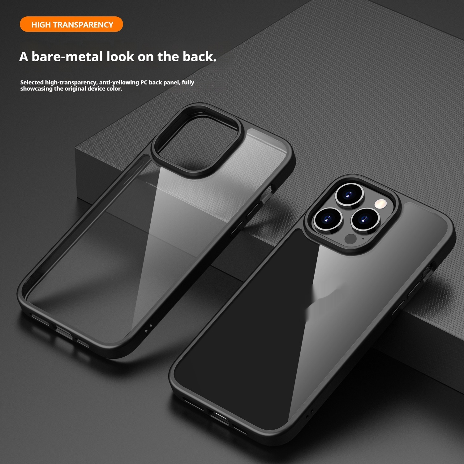 Drop-resistant protective case for iPhone